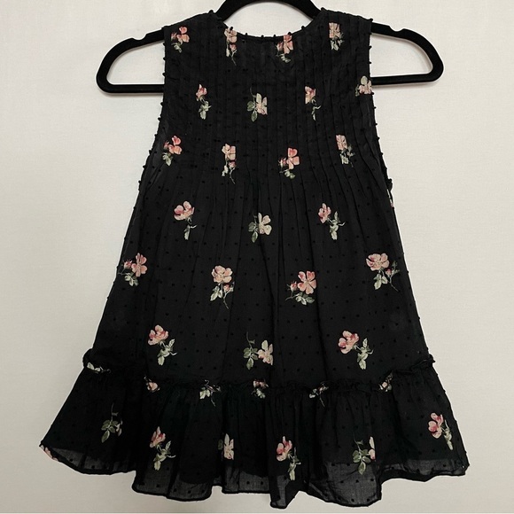 Ulla Johnson Boho Cecile Floral Swiss Dot Tank Blouse - Picture 6 of 12